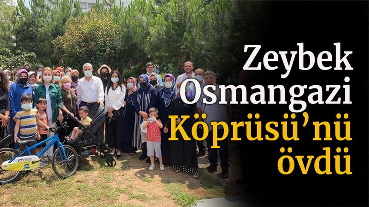 Zeybek, Osmangazi Köprüsü’nü övdü